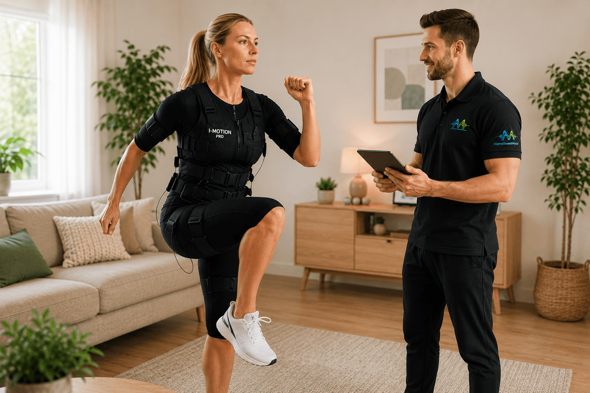 Séance EMS avec combinaison i-motion